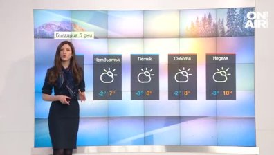 Студена, облачна и ветровита сряда с максимални температури до 9 градуса