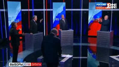 Предизборен дебат в Русия напълни ефира с псувни