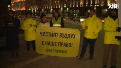 Еколози протестираха срещу горенето на отпадъци в ТЕЦ "Бобов дол"