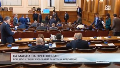 Започват консултациите за вота на недоверие срещу "Борисов 3"