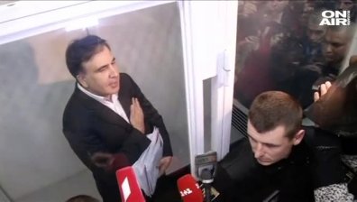 Бившият грузински президент Михаил Саакашвили беше задържан в Киев