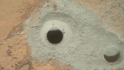 Curiosity проби историческа дупка на Марс
