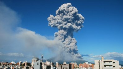 Японският вулкан Сакураджима се "събуди" 