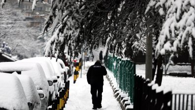 Сърбия и Хърватия са в хватката на снеговалеж и ураганни ветрове