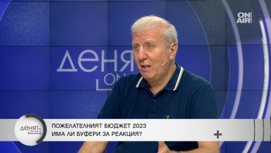 Проф. Александър Томов: В Бюджет 2023 няма резерви и всичко е на ръба