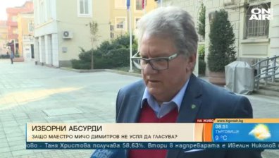 Маестро Мичо Димитров бил в забранителния списък в Пловдив