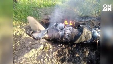 Ексклузивно по Bulgaria ON AIR: Кадри от свалени руски ракети в Киев (+ВИДЕО)