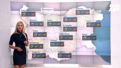 Времето остава топло, но на много места ще вали, очакват ни и гръмотевици