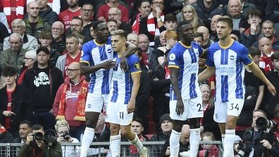 Без победител в шестголово шоу между "Ливърпул" и "Брайтън"