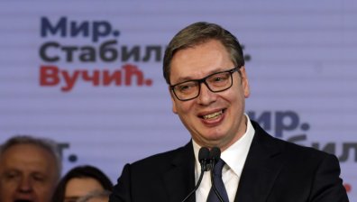 Сръбският президент Вучич убедително спечели втори мандат