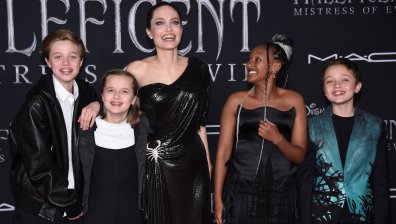 Джоли със семейна подкрепа на премиерата на "Господарката на злото 2"