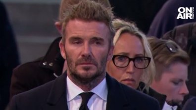 Дейвид Бекъм се реди 12 часа, за да каже последно "сбогом" на кралица Елизабет II