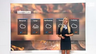 Става все по-студено, задават се и валежи в края на седмицата