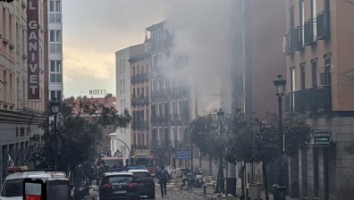Мощен взрив в Мадрид, най-малко 6 души са ранени (ВИДЕО)
