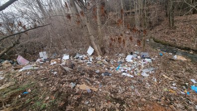 Комплекси край София без кофи за боклук, изхвърлят отпадъците си край "Камбаните"