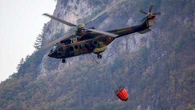 Десетки пожарникари се борят с пламъците при Илийна река в Рила