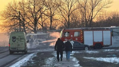 Най-малко 15 души загинаха при руска атака с дрон срещу автобус в Украйна