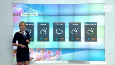 Следобедна облачност с валежи в западните райони и по морето