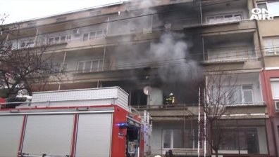 Клошар опожари апартамента си, жителите на блока са евакуирани