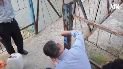 Хасан Азис с послание до премиера на най-дългия въжен мост в България