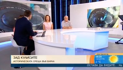 Напрежение, скрити послания... Гергана Венкова и Олег Попов за Евксиноград