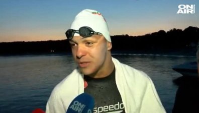 Цанко Цанков - първият човек, преплувал Бургаския залив от нос Емине до Маслен нос