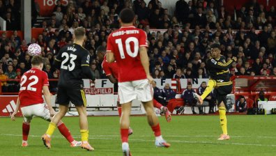 "Нотингам" спря победната серия на "Манчестър Юнайтед"