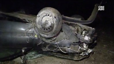 Бременна катастрофира в стадо безстопанствени коне