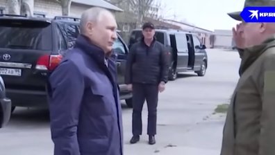 Путин в Украйна с внушителна охрана, прелетя с хеликоптер от Херсонска област до ЛНР (+ВИДЕО)