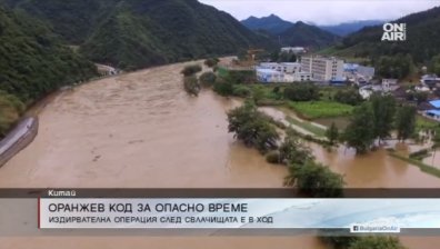 Оранжев код за опасно време в Китай