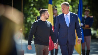 Румънският президент с твърда подкрепа към Зеленски и Украйна