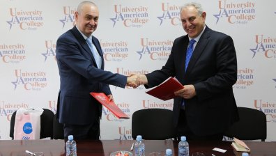 ВУЗФ подписа 3 меморандумa за сътрудничество с водещите частни университети в Северна Македония