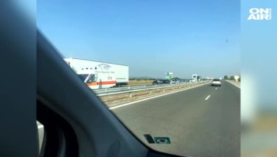 Две катастрофи на "Тракия" край Пазарджик затрудниха трафика