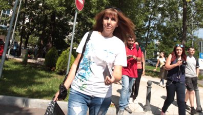 Протест срещу дисциплинарното уволнение на медицинската сестра Мая Илиева