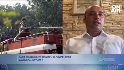 Кметът на Свиленград: Човешка грешка може да е причина за пожарите в областта