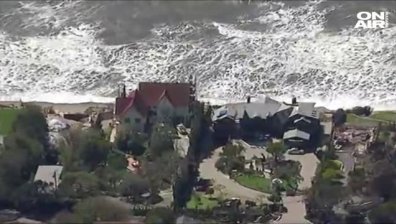 Антъни Хопкинс може да остане без луксозното си имение в Малибу заради свлачище