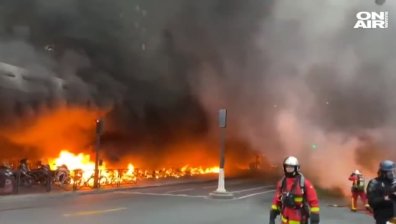 Евакуираха пътници заради пожар на Лионската гара в Париж