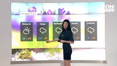 Динамично време в следващите дни, на места ще вали дъжд
