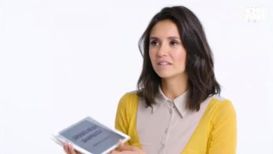 Нина Добрев с урок по български език пред американско издание
