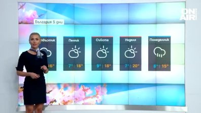 Настъпва захлаждане и заоблачаване, на места ще вали дъжд