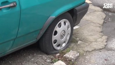 Пловдивчани осъмнаха с нарязани гуми