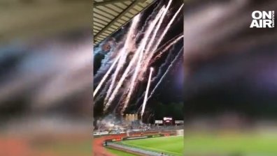 Ултрасите на Цюрих спряха мач с нестандарно шоу (+ВИДЕО)