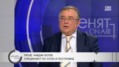 Проф. Ботев: 600 000 българи имат пост Ковид, най-често са паник атаки и главоболие