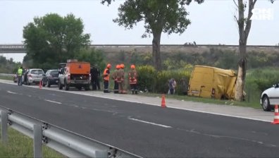 Мигрантите, катастрофирали на АМ "Тракия", пътували за Франция
