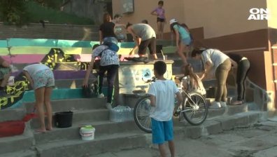 200-метров саламандър катери стъпалата на Хисарлъка