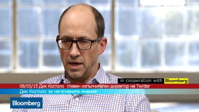 Главният изпълнителен директор на Twitter за негативните мнения по свой адрес
