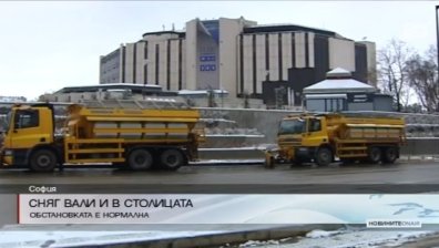 Над 150 машини чистят София от натрупалия сняг