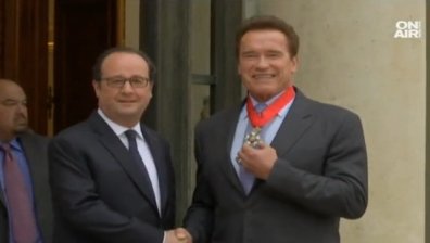 Арнолд Шварценегер получи френското отличие Орден на почетния легион