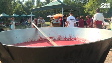 Ентусиасти приготвят 1650 килограма лютеница в Южния парк