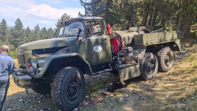 Горски служител пострада в борбата с пожара на Славянка